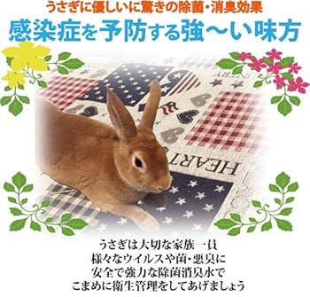 Amazon.co.jp: 【お徳用】うさぎ専用除菌消臭スプレーバスター
